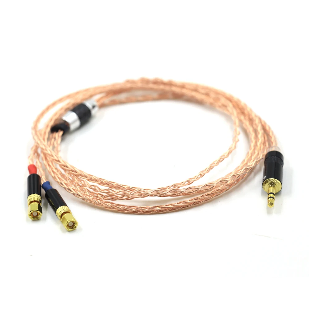 Haldane 7N OCC Single Crystal Pure Copper Headphone Upgrade Replace Cable For (Screw) Hifiman HE6 HE5 HE400 HE500 HE600 HE300