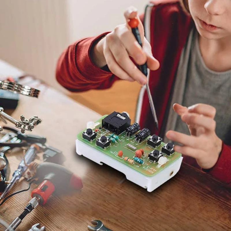 76MHz-108MHz Stereo-FM-Funke mp fänger modul FM DIY elektronisches Löt kit Schaltung Leiterplatte Löt praxis Projekt