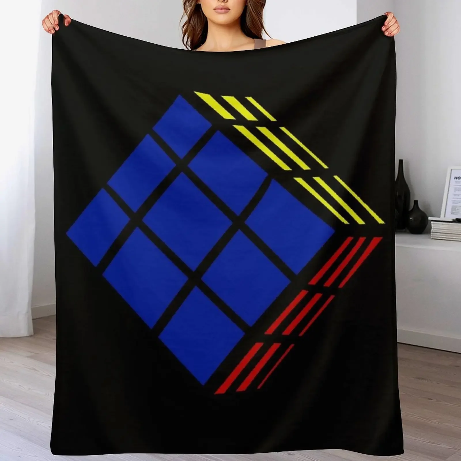 

A Strange Cube Throw Blanket Plaid on the sofa Sofa Quilt for babies Loose Blankets