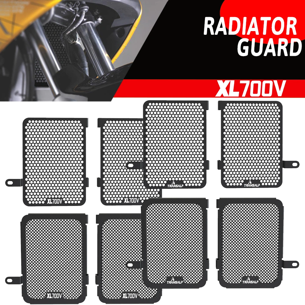 

Radiator Grill Guard Protector Cover Mesh Protection Part Motorcycle Accessories For Honda XL700V Transalp 700 XL 2008-2024 2025