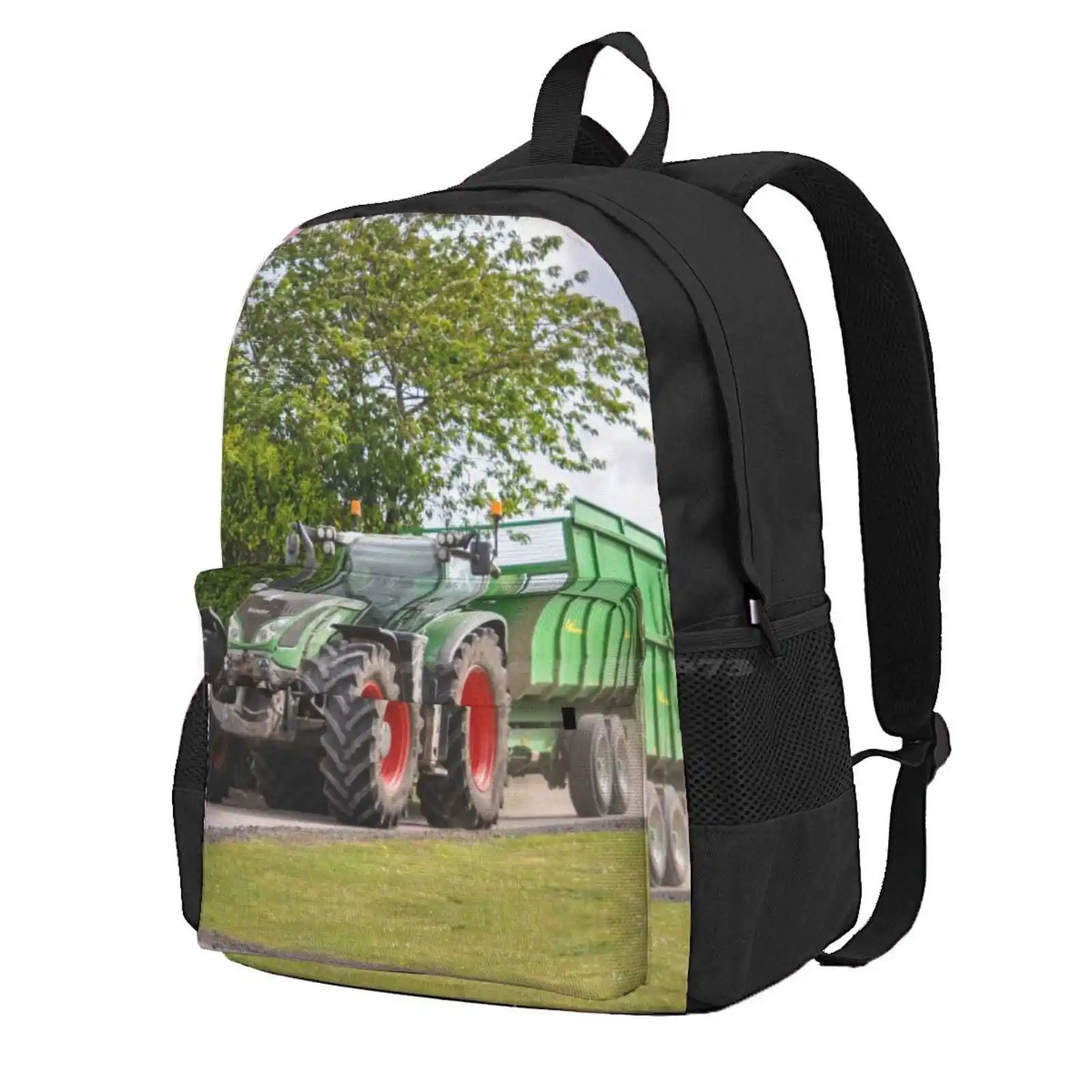 Fendt Carting Silage Hot Sale Schoolbag Backpack Fashion Bags Nature Countryside Agriculture Farming Fendt Tractor Aw Trailer