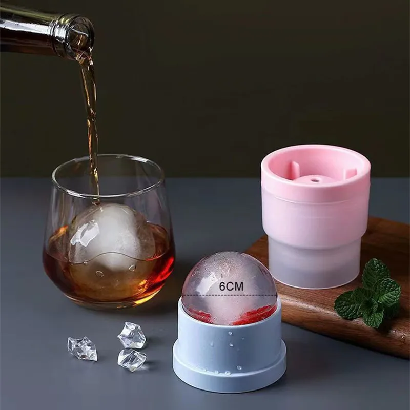 Molde para cubitos de hielo, fabricante de bolas de hielo reutilizables, moldes de silicona para cubitos de hielo, molde para gelatina, bar, fiesta, whisky, cóctel, para bebidas frías, 4/1 Uds.