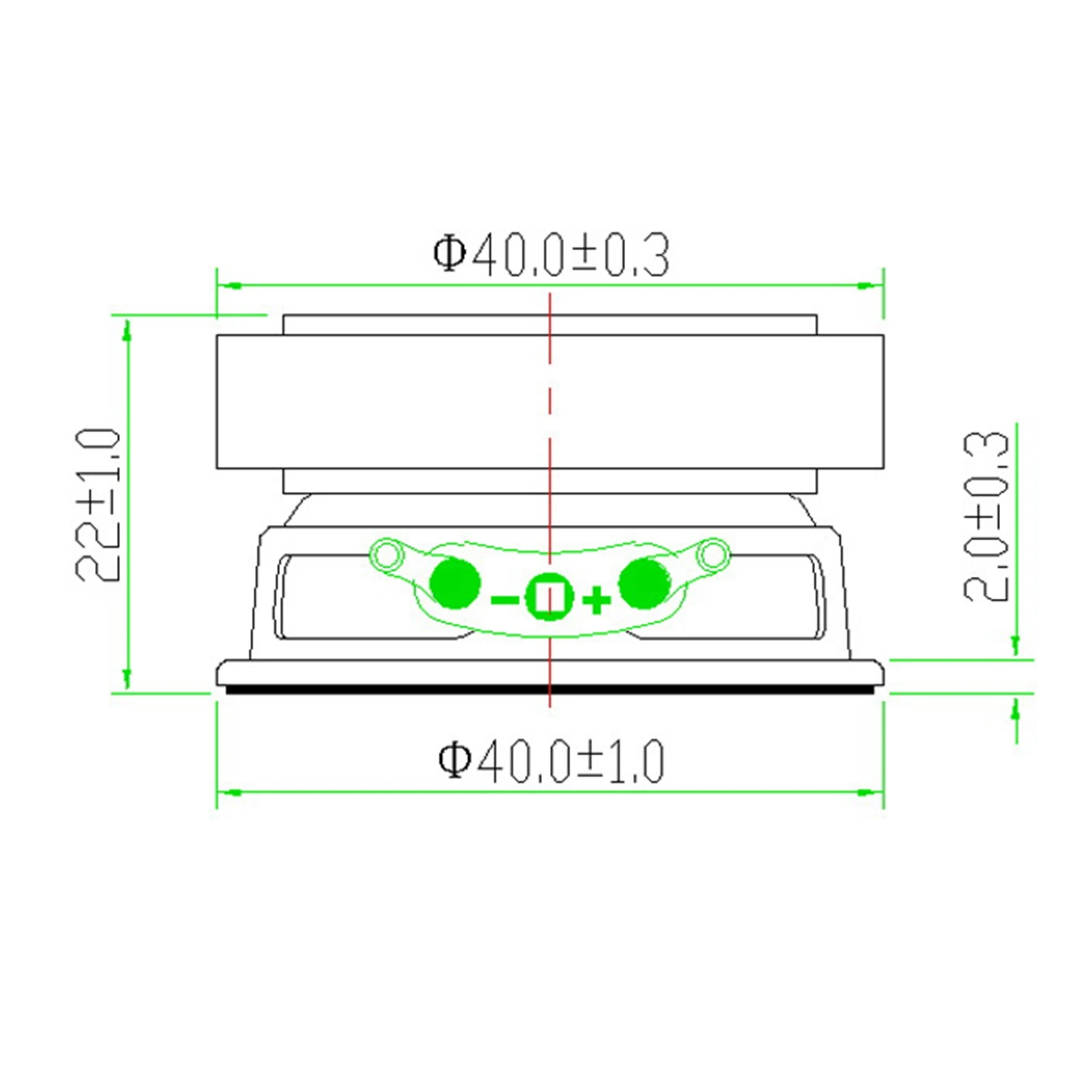 ABJG-4PCS 1.5 بوصة مكبر صوت 4Ω 3 واط 40 مللي متر باس الوسائط المتعددة مكبر الصوت لتقوم بها بنفسك الصوت مكبر صوت صغير ل