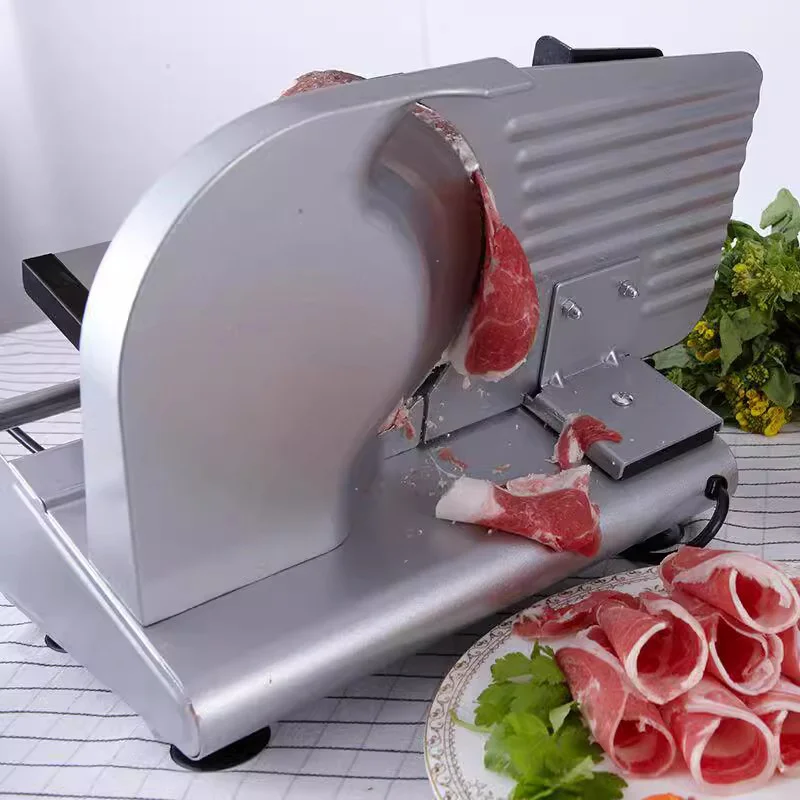 Electric Slicer Meat Slicer Semiautomatic Household Desktop Lamb Slice Vegetables Bread Ham Frozen Meat