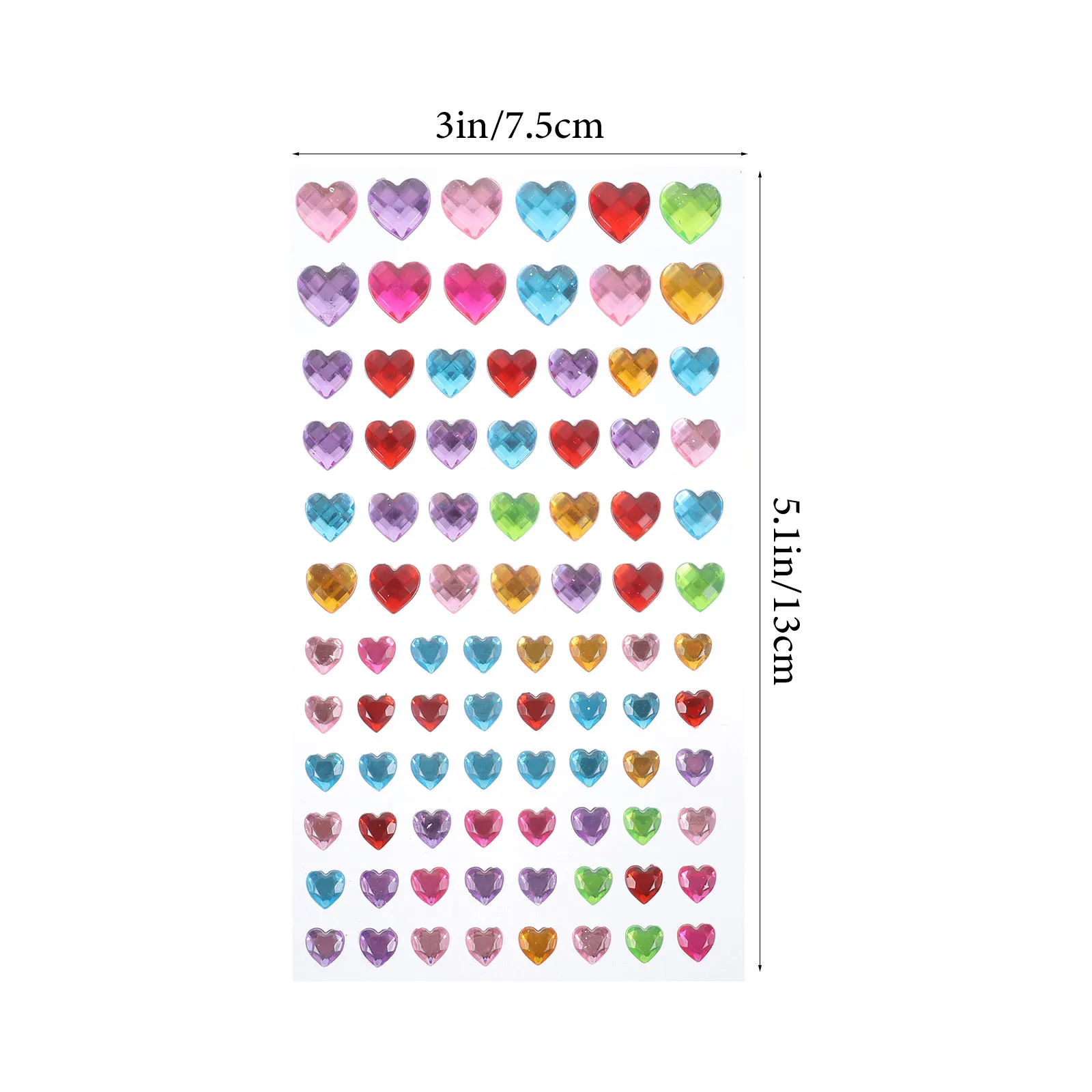 أكريليك وجه أحجار كريمة 12 ورقة ملصقات حجر الراين التصاق قوي للحرف اليدوية والأظافر أحجار كريمة لاصقة للحرف اليدوية