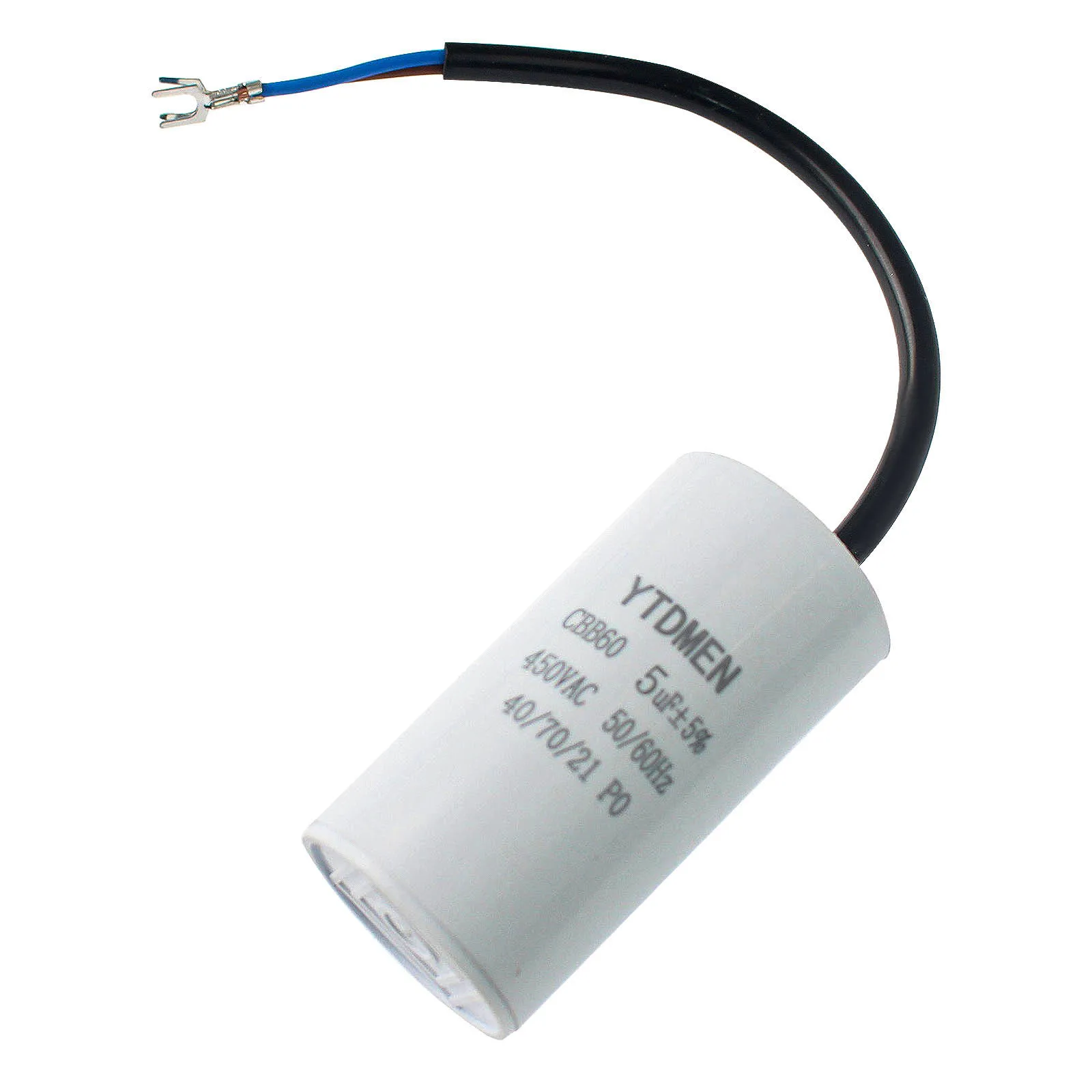 1PC CBB60 ตัวเก็บประจุ 450V 10UF 12UF 16UF 20UF 30UF 40UF 50UF 60UF มอเตอร์วิ่งตัวเก็บประจุเริ่มต้นตัวเก็บประจุ 5% สำหรับเครื่องปั๊มลม