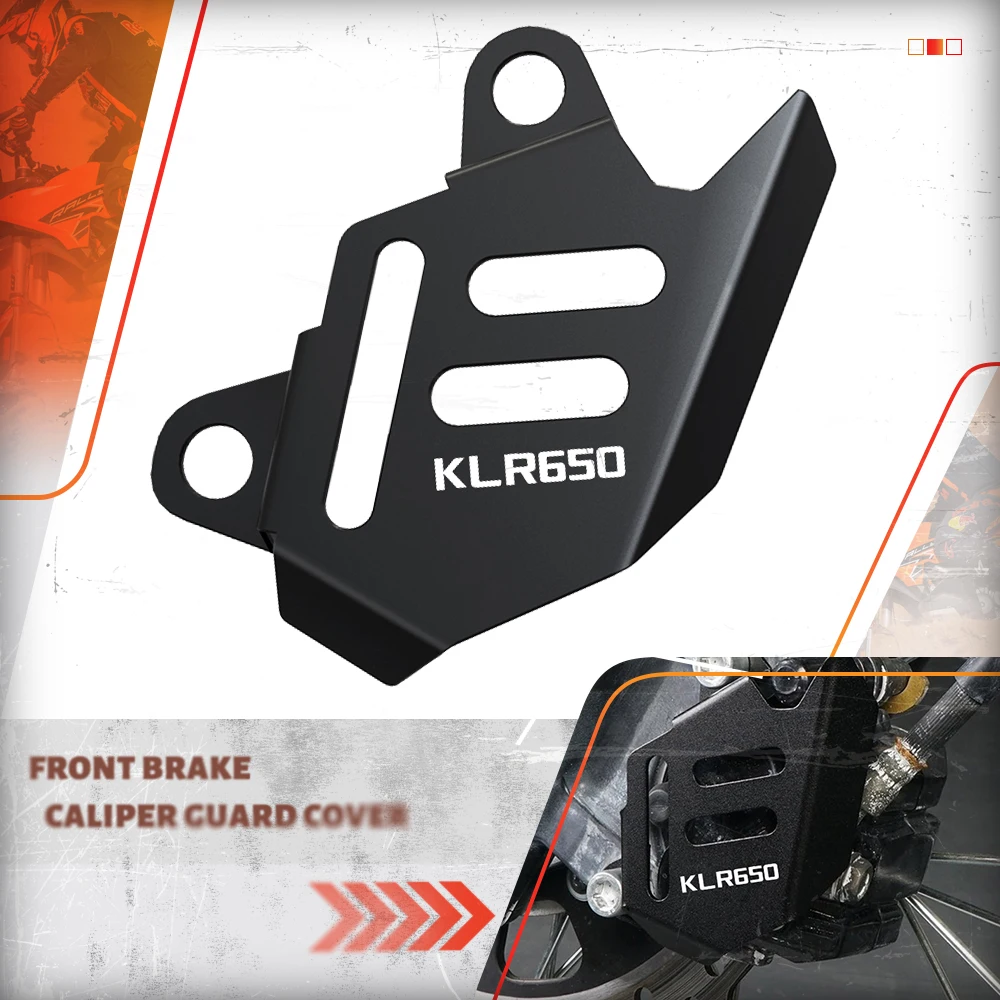 

Motorcycle Front Rear Brake Caliper Cover Protector Guard 2008 - 2018 2017 2016 2015 2014 For Kawasaki KLR 650-E KLR 650 KLR65