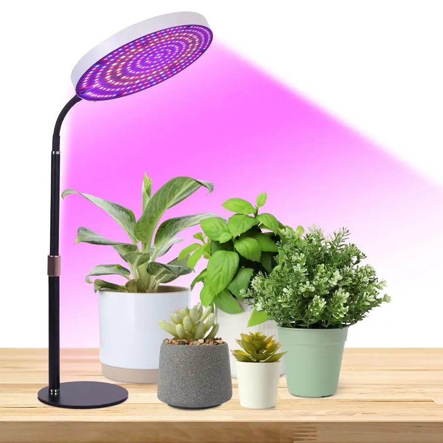 

Светильник для растений, 288 светодиодов (красный, синий, белый), полный спектр, для комнатных растений, 3490 люмен, 3 режима работы.