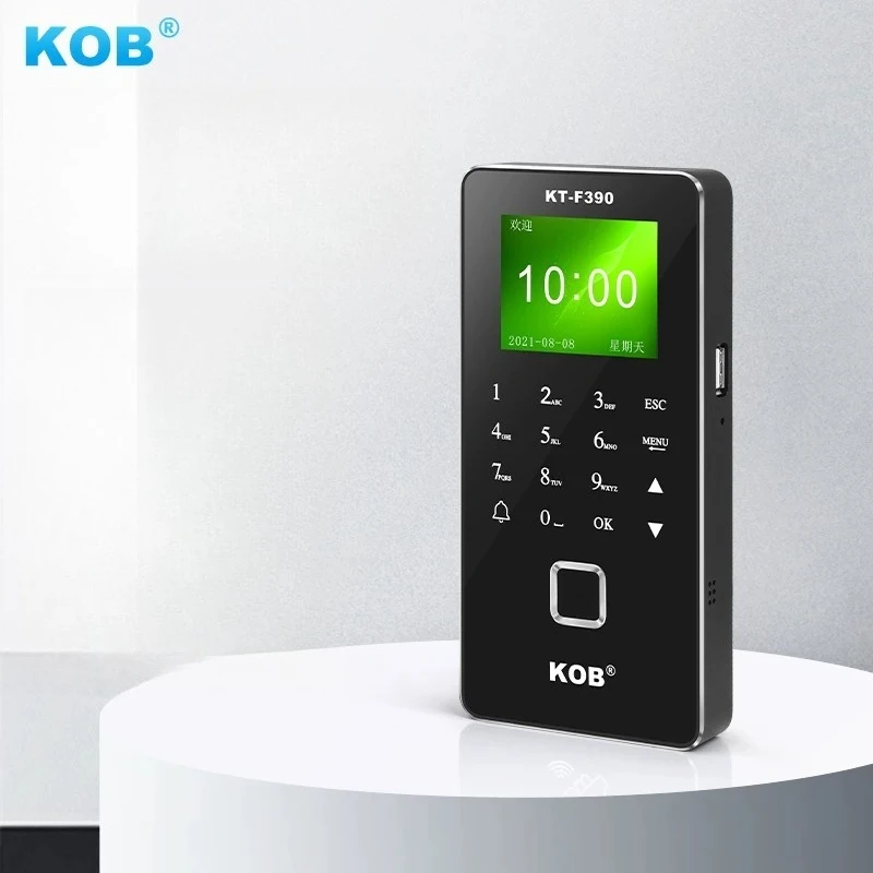 Sistema de Control de Acceso Todo en Uno KOB con Lector de Tarjetas, Huella Dactilar y Cerradura Magnética, IP64 Impermeable