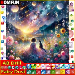 HOMFUN Fairy Dust AB Full Drill Diamond Painting