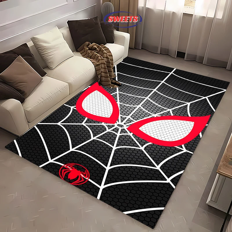 מרבל spiderman לוגו שטיח שחרור חדש! בידוד קול אנטי החלקה, שטיח לחדר שינה, מחצלת מכונת עמיד