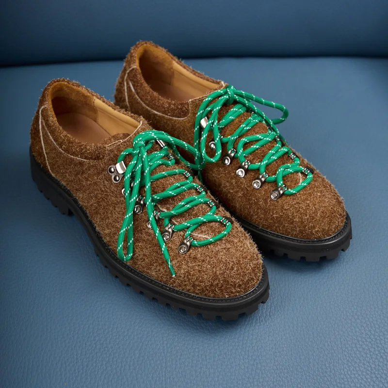 

Men Derby Shoes Leather Trendy Comfortable Casual Men Shoes