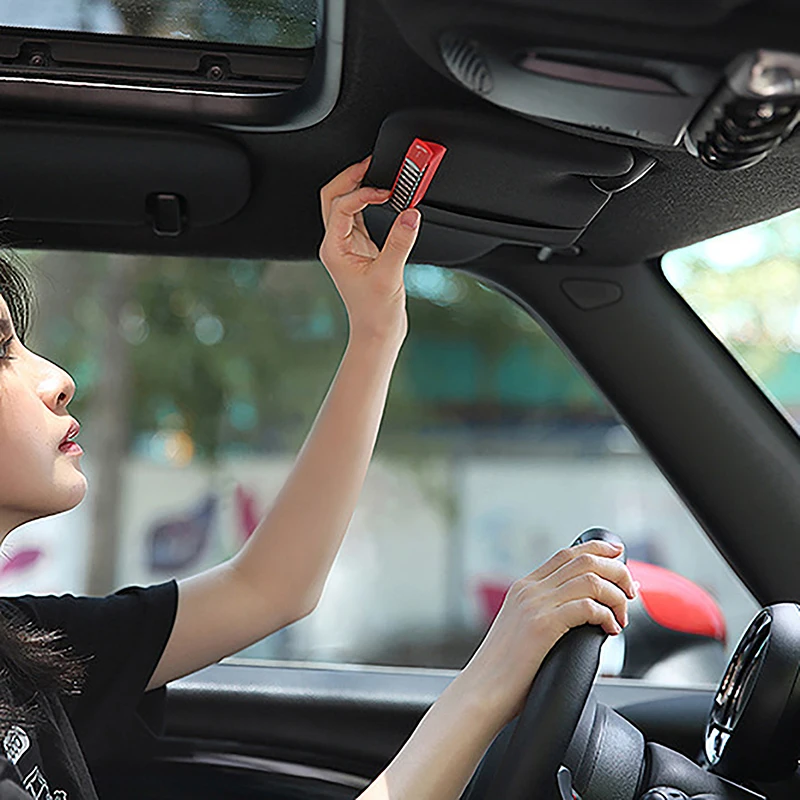 Placa de matrícula de estacionamiento temporal para coche, 1 piezas, estilo de coche, tarjeta de número de teléfono, pegatina de coche, accesorios creativos para Interior de coche