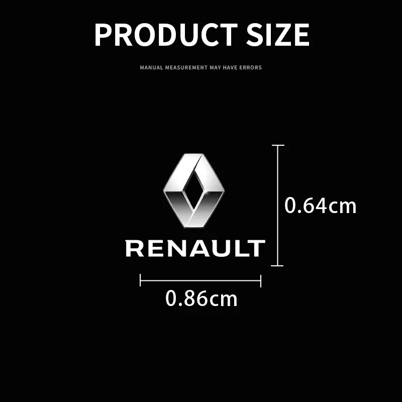 1/2/5/10pcs Car Emblem Logo Decorative Stickers Badge Decal Interior Styling For Renault MINI Alfa Romeo Honda Jaguar Ford JEEP view 2