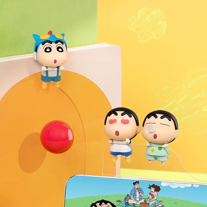 Funism Original Crayon Shinchan Lying Down Series Blind Box Cute Anime Figures Collectible Model Toy Desktop Car Ornament Gift view 5