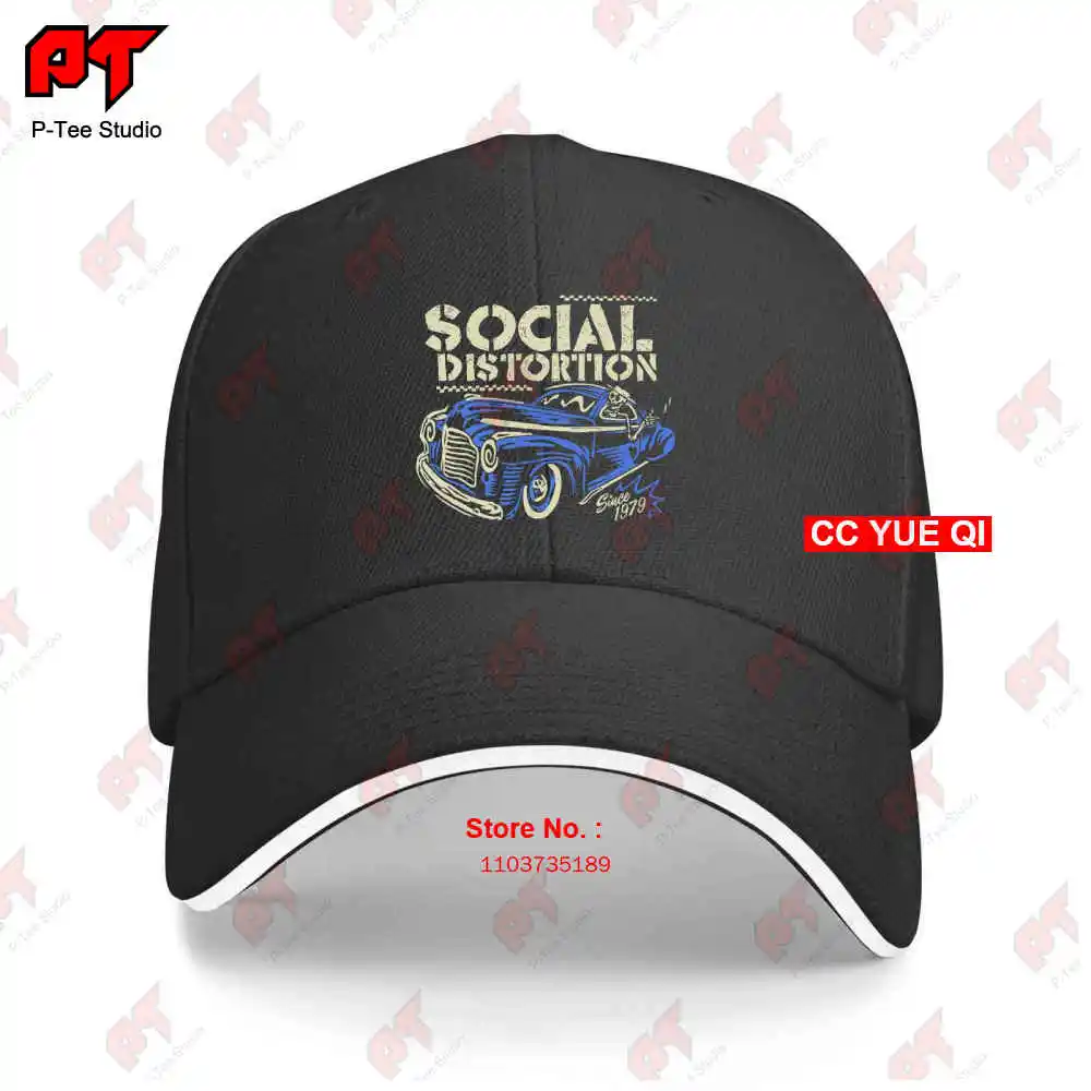 

Social Distortion Vintage Ride Baseball Caps Truck Cap 6QPK