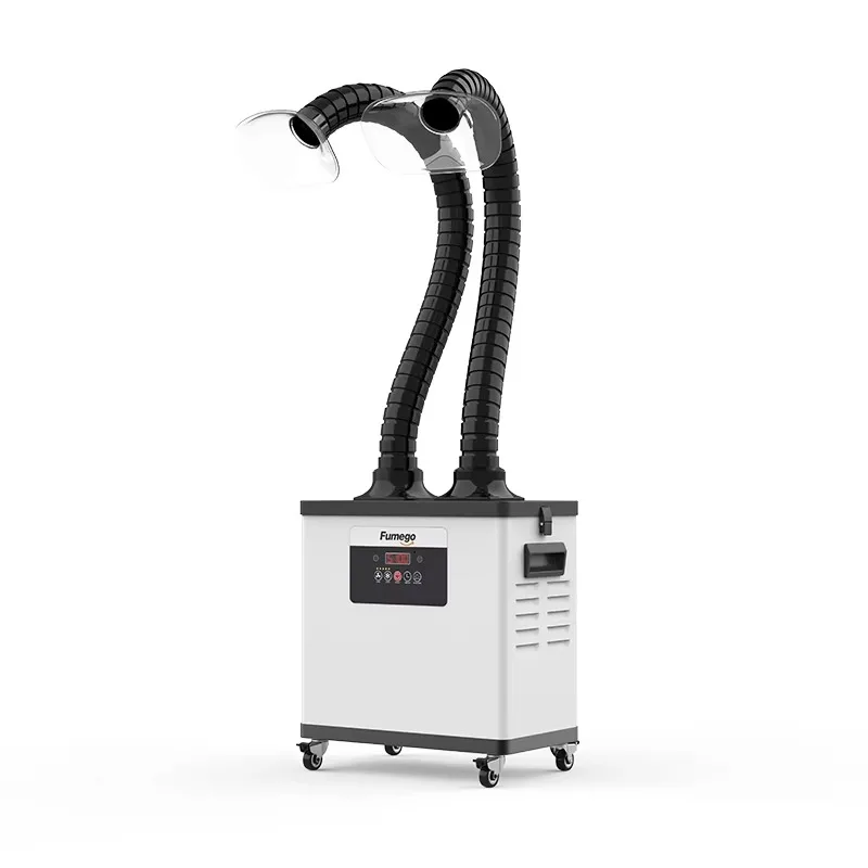 【Factory Price】Hot-selling High-efficiency Double Suction Head Fume Purifier For Factory Soldering And Welding Smoke And Odor