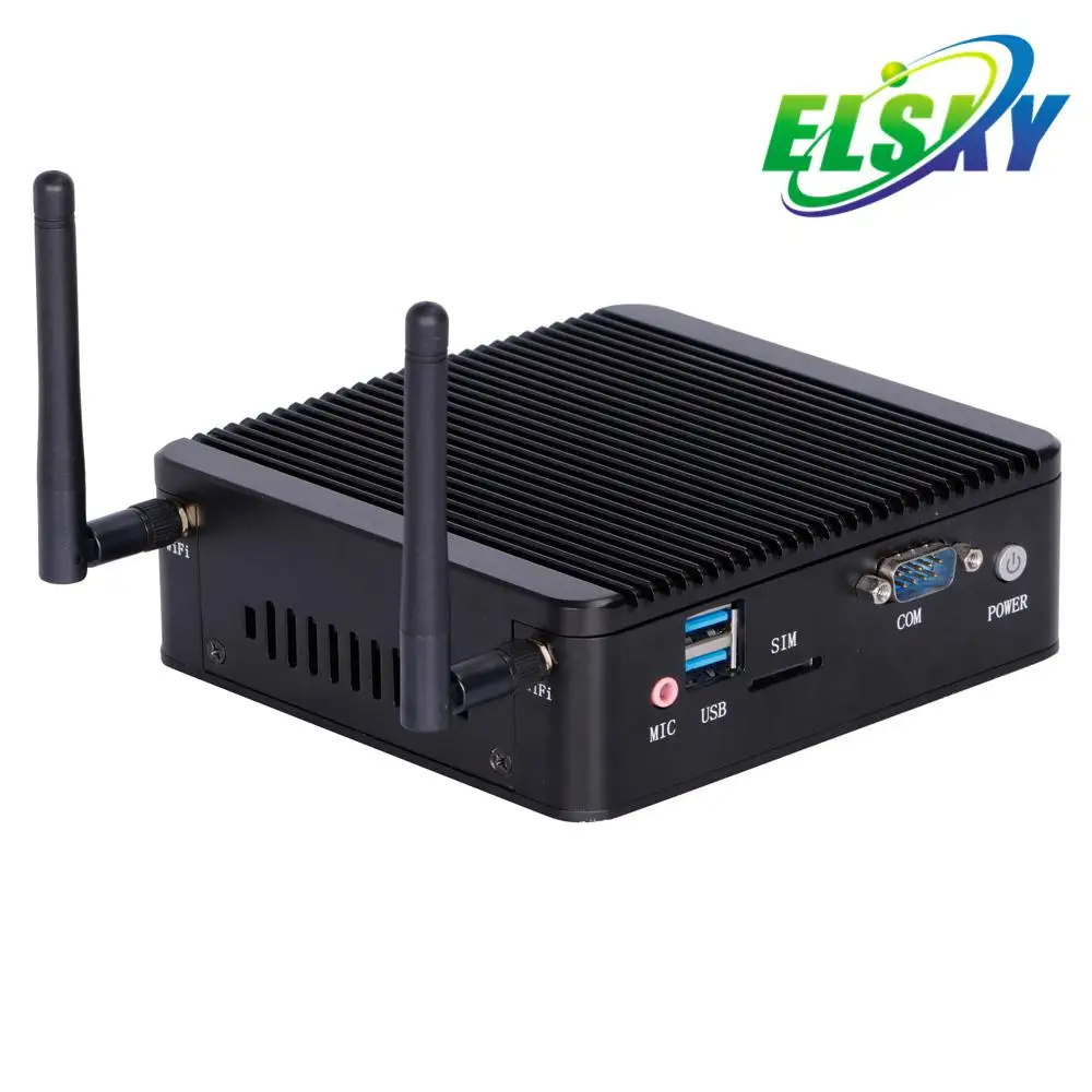 NANO19-NANO4E Mini PC Celeron J4125 Single DDR4 Max 8G M2 Plus SATA Dual Drive 12V Power