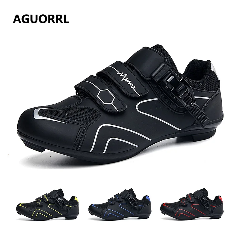 

Велосипедные кроссовки AGUORRL для шоссейных велосипедов, унисекс, HsYixin, дышащие, с системой SPD, самоблокирующиеся, нескользящие, для гонок, для шоссейных и горных велосипедов (MTB)