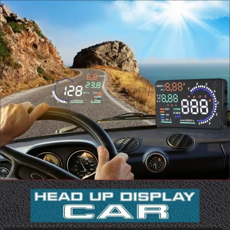 Car HUD Head Up Display For Nissan Armada Patrol Safari Y61/Y62 2010-2024 Auto Accessories Safe Driving Screen Film