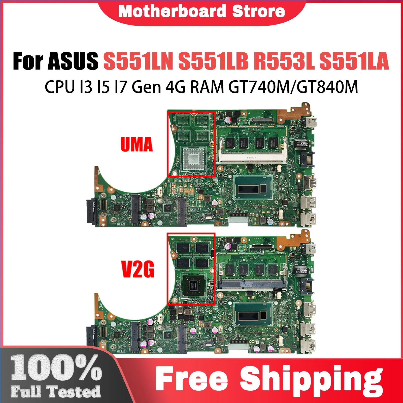 For ASUS S301L S301LA Q301L Q301LA S301LP Q301LP S551LB S551LN S551L K551L A551L HDD interface small Board test good Fast Ship