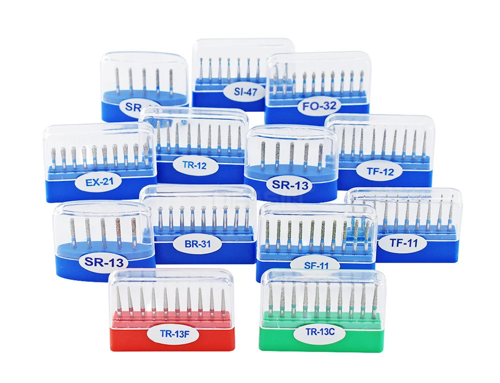 100 Stück Dental-Diamantbohrer für Kinder, Hochgeschwindigkeits-Handstück, Zahnarztbohrer, FG-Serie, Durchmesser 1,6 mm, Polierwerkzeuge für Dentallabore – Detail 7