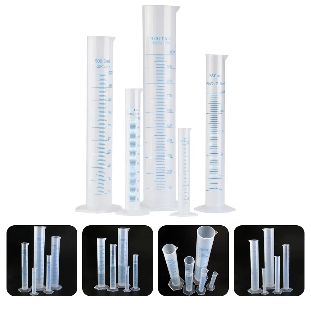 

Transparent Measuring Cylinders graduated measuring cylinder Laboratory Plastic Measuring Cylinders Graduated Cylinders kitchen