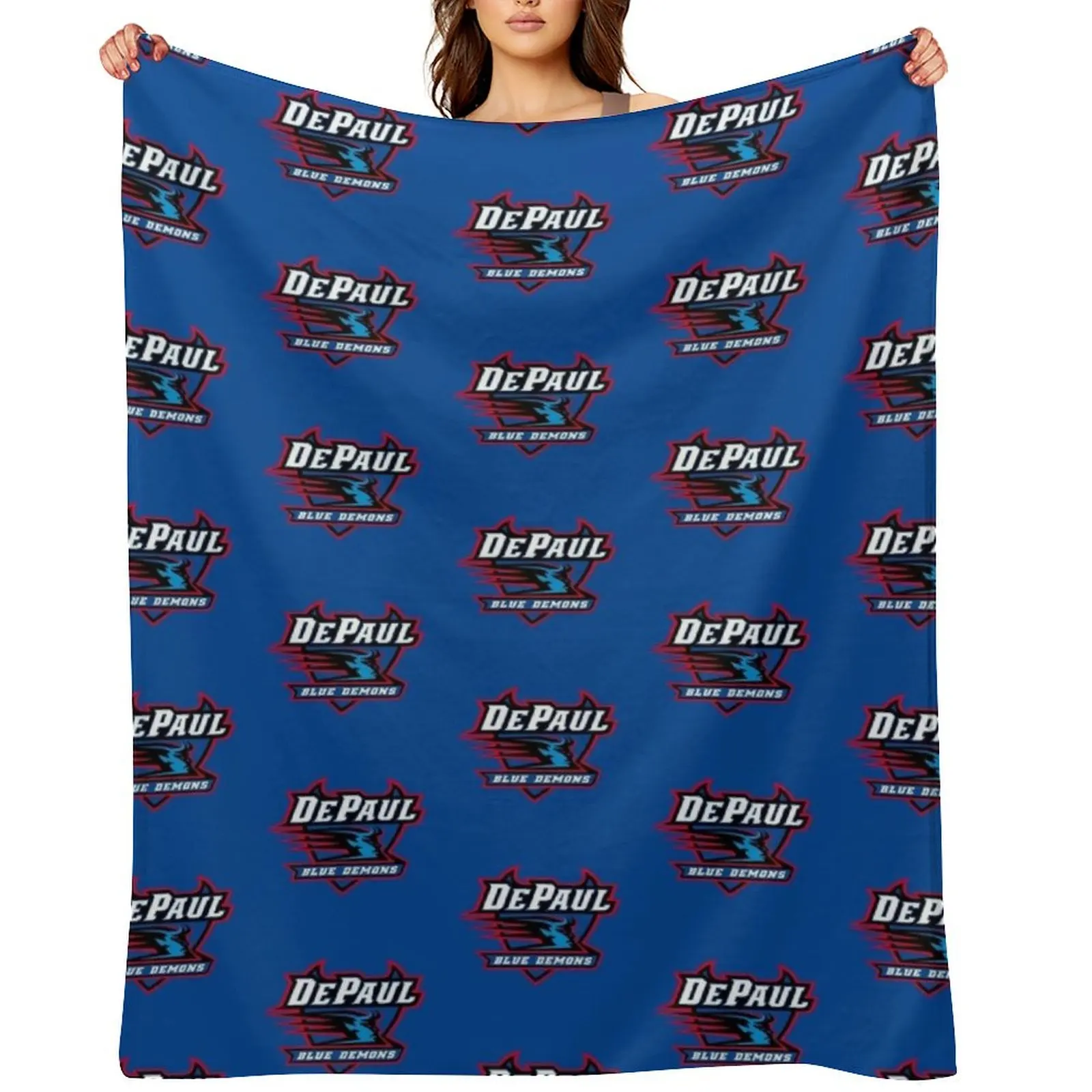 

The DePaul Icon Throw Blanket Bed covers Bed linens anime Loose Blankets