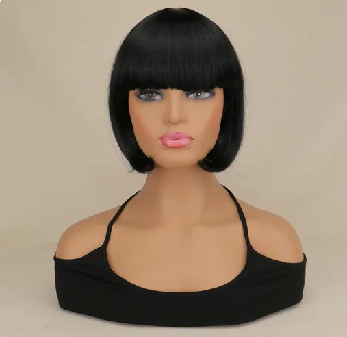 lack Flapper Bob Wig with Bangs 20s Wig Costume 1920s Flapper Wigs for Women - Flapper Girl Wig