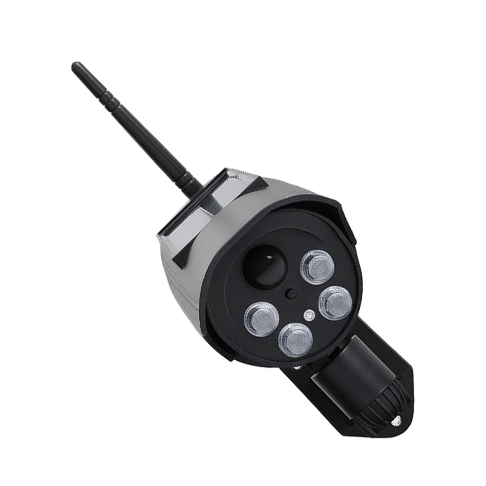 Outdoor Solar Simulation Camera with Waterproof Design Induction Rotation and Realistic Surveillance Appearance