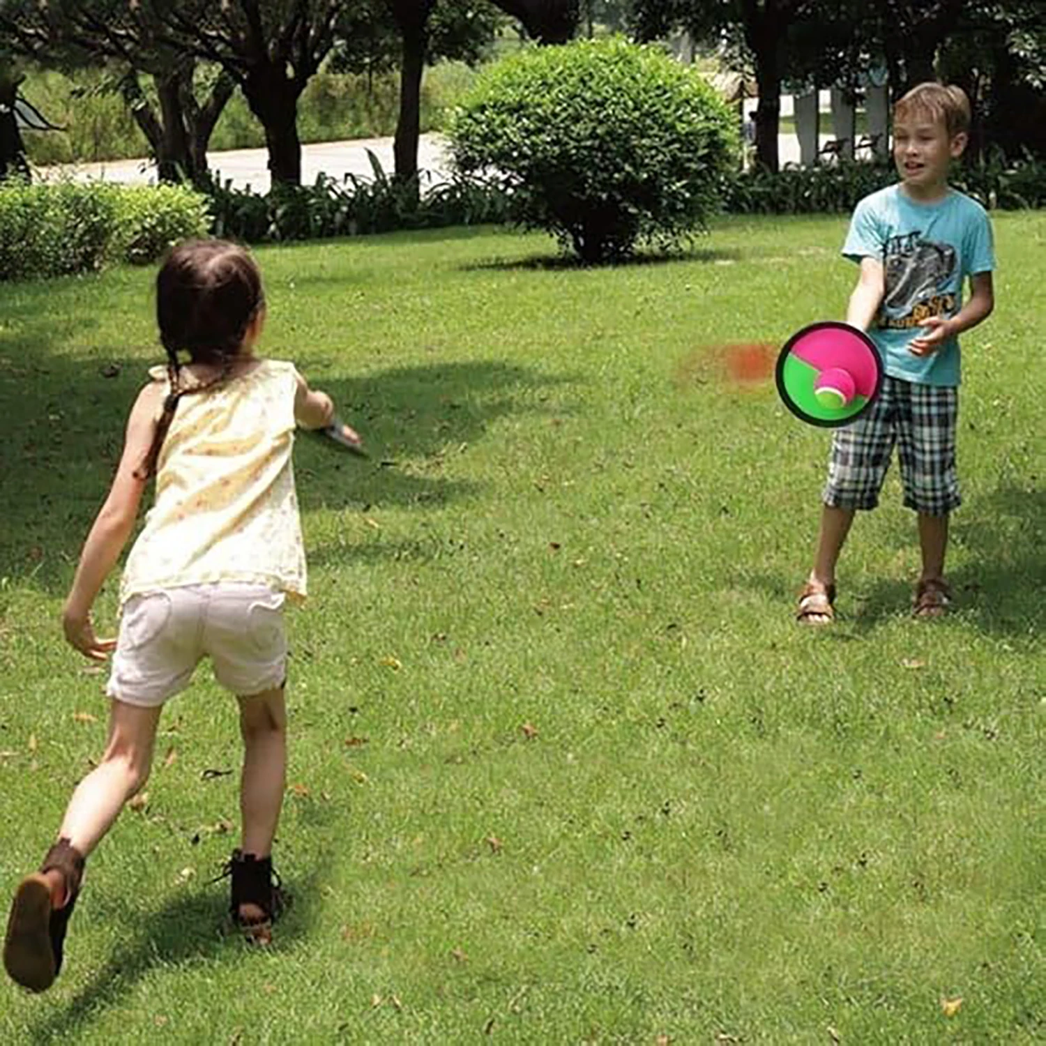 Raquette cible collante pour enfants, balle à ventouse, ensemble de raquettes à gâteaux collants, balle à lancer, plage, jouet de sport de plein air parent-enfant