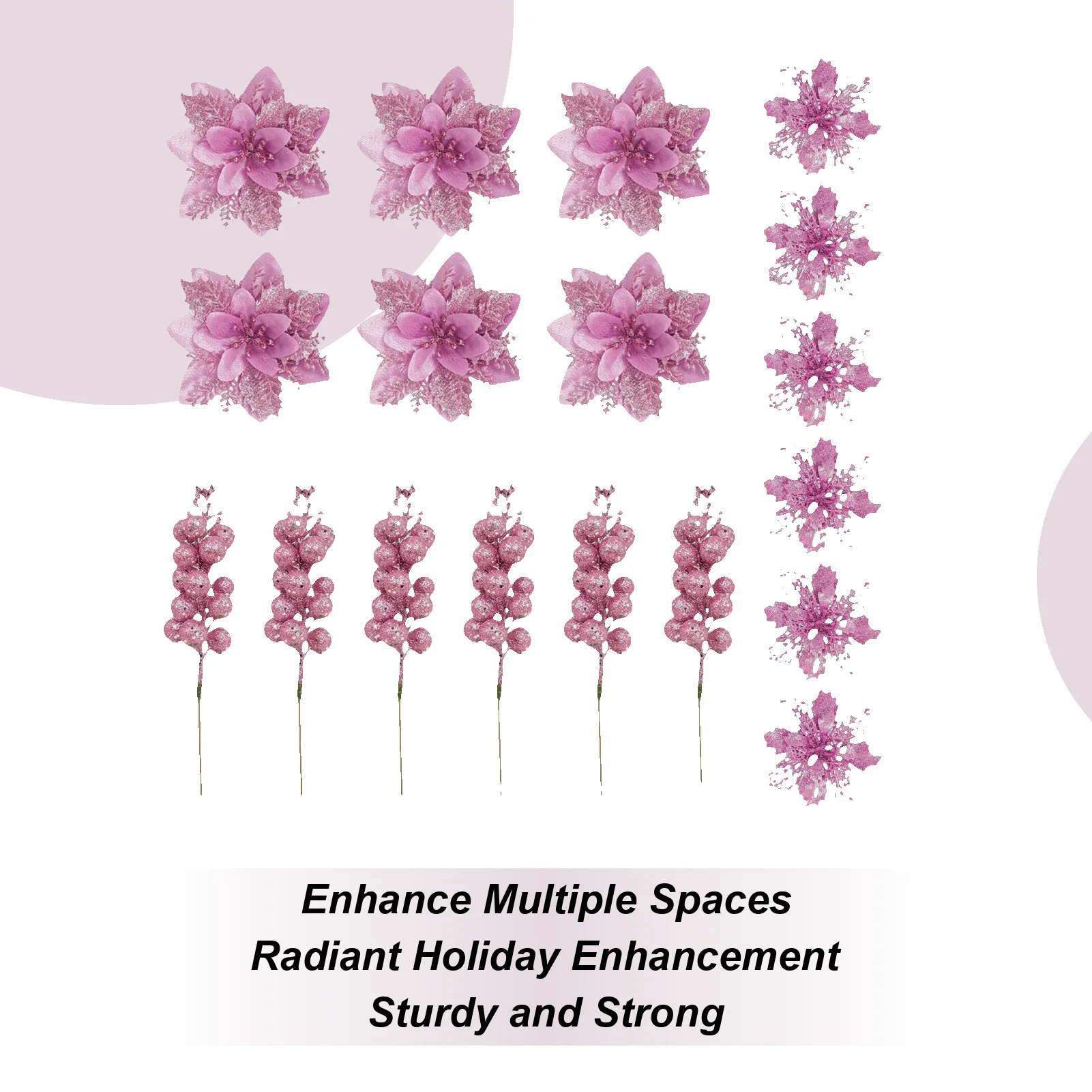 

Искусственные цветы Рождественские праздничные украшения Праздничный декор Ветки для дизайнеров интерьера Квартира Венки Гирлянды Камин