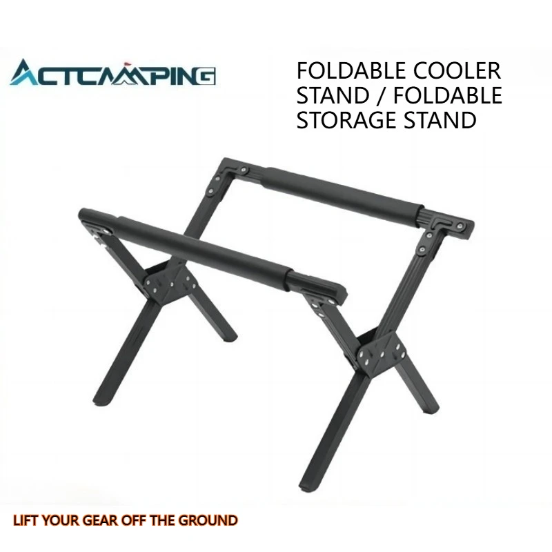 

Складная алюминиевая портативная подставка для кемпинга, для хранения охлаждающих ящиков, для использования на природе, в автомобиле, для пикников, пляжа, походов