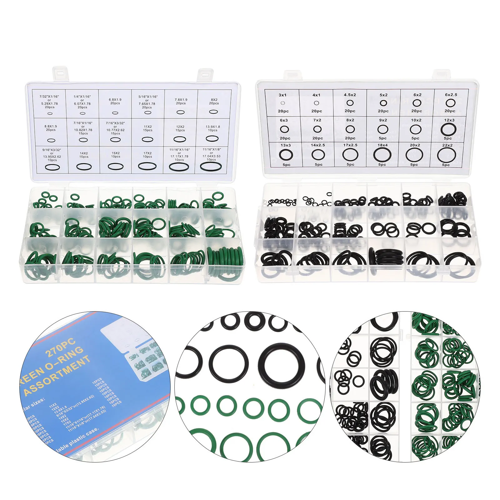 

Набор уплотнительных колец (495 шт.): резиновые уплотнители для компрессоров, автомобильных кондиционеров, смесителей, набор инструментов для авторемонта