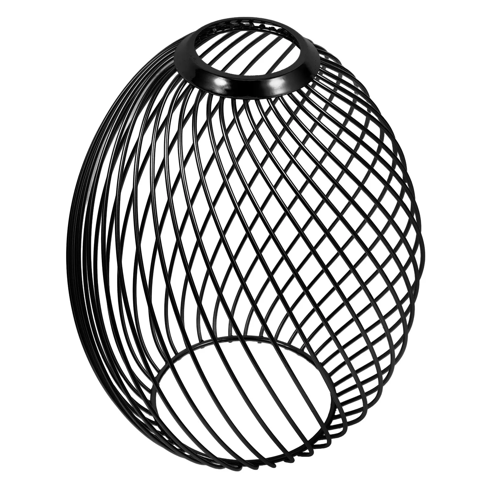 Industrial Metal Pendant Lamp Shade Small Round Ceiling Hanging Light Cover Rustic Decor for Cafe