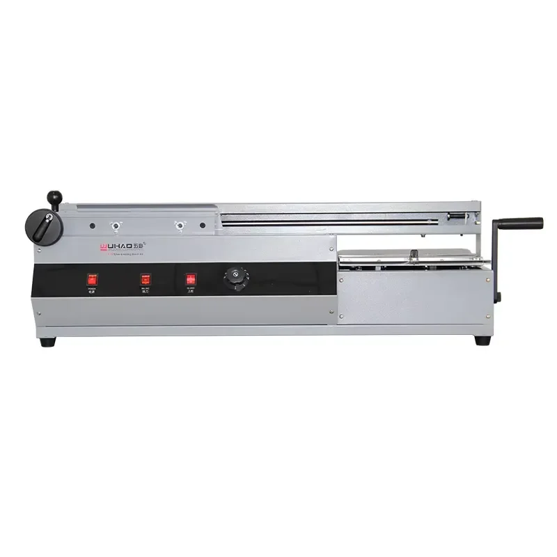 Wuhao F10 Manual Desktop Glue Binding Machine Perfect Binder Small Size