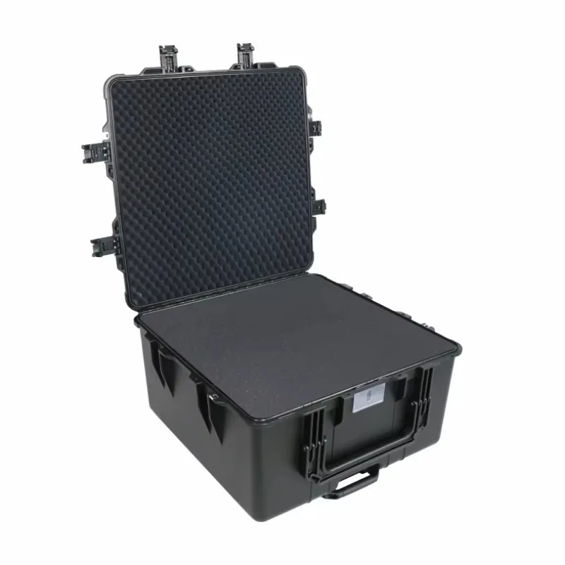Large discounts IP67 waterproof and dustproof durable plastic tools hard case case with handle custom color logo
