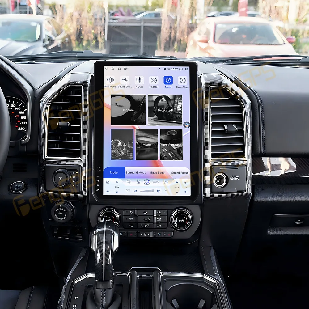 

15,8-дюймовый автомобильный радиоприемник с Android 14 и CarPlay для Ford F150 2015-2020, сенсорный экран, мультимедийный плеер, GPS-навигация, головное устройство, DSP, авто