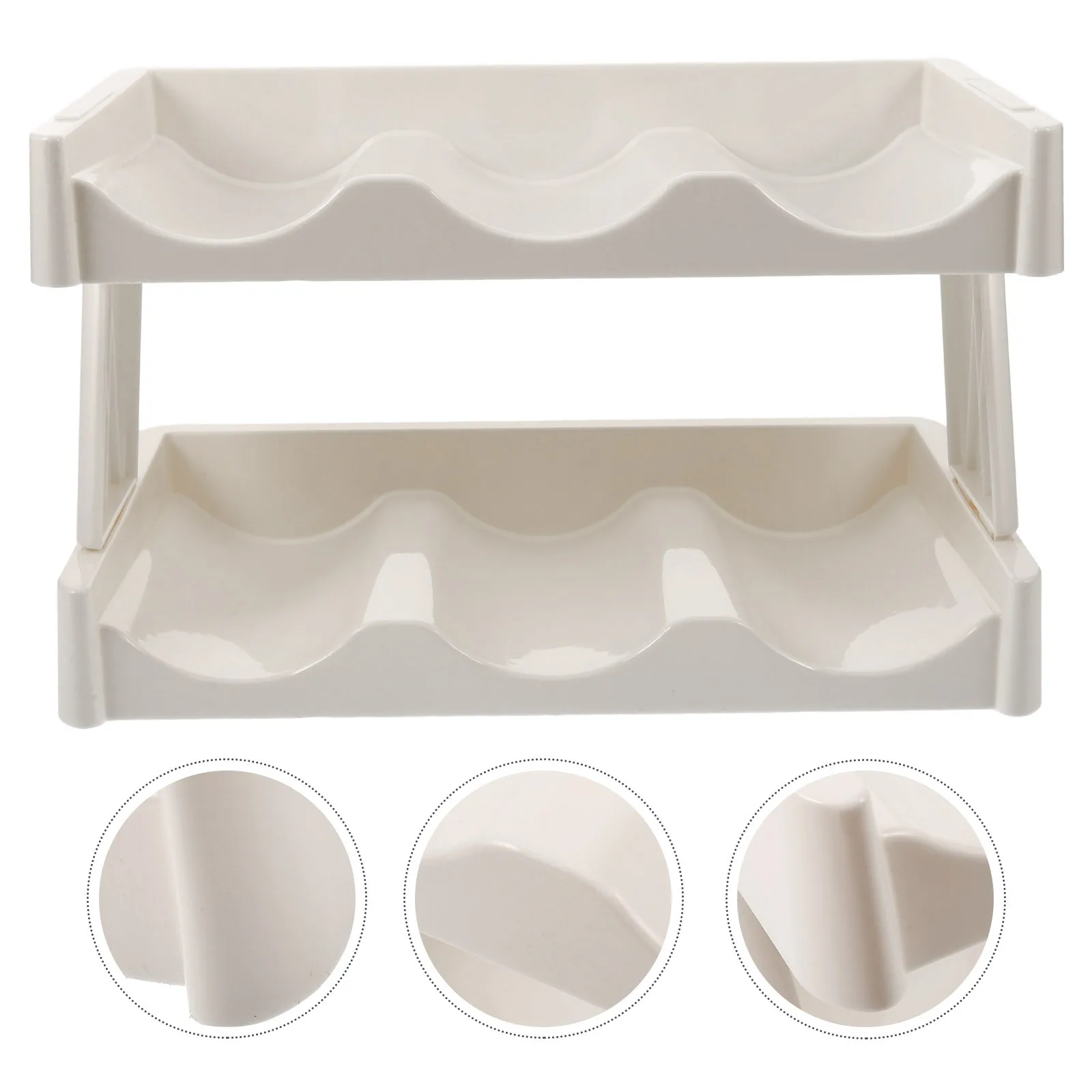 

Two-Tier Cup Organizer Desktop Storage Rack Versatile Cup Bottle Holder Kitchen Countertop Organizer Cabinet Storage Solution