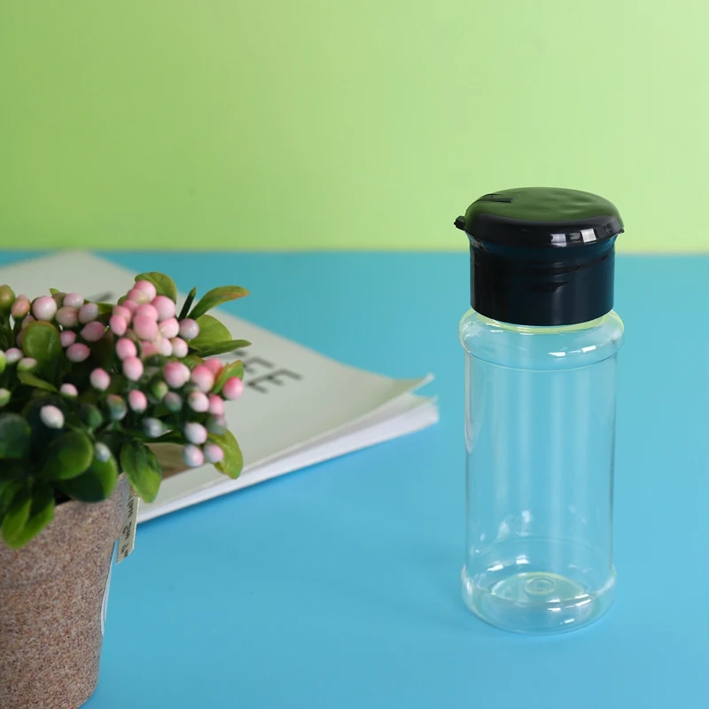 Бутылки для приправ, 20 шт./компл., 100 мл, шейкеры для специй, соли, перца, черная банка для приправ, бутылка для перца