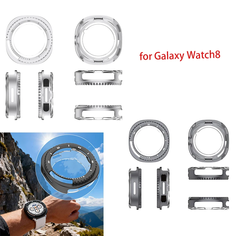 

Metal case for Galaxy Watch8 Classic 46mm smartwatch Minimalist design with scratch and impact resistance