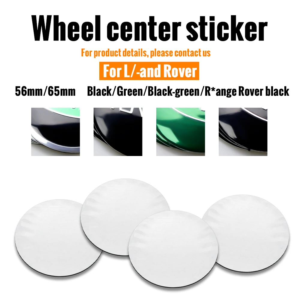 4PCS Car Styling Wheel Hub Center Caps Rim Cover Stickers For Land Rover Discovery 3 4 Range Rover Freelander 1 2 Velar Evoque