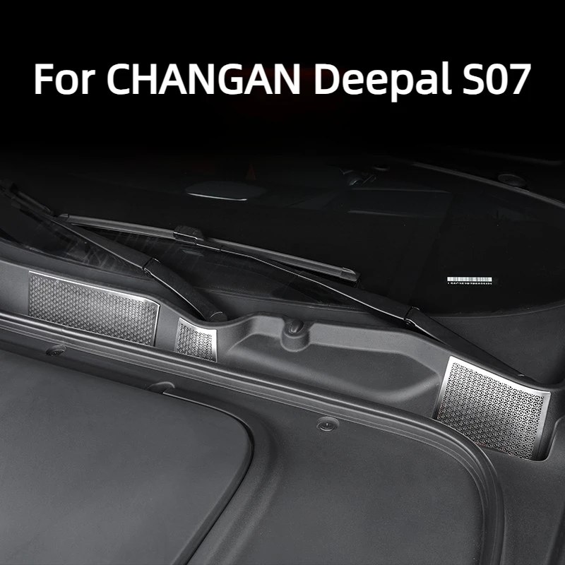 

Защитный чехол для капота автомобиля CHANGAN Deepal S07 2023-2026, аксессуары, из нержавеющей стали, мелкоячеистая сетка, самоклеящийся, без остатков клея, для изоляции от мусора