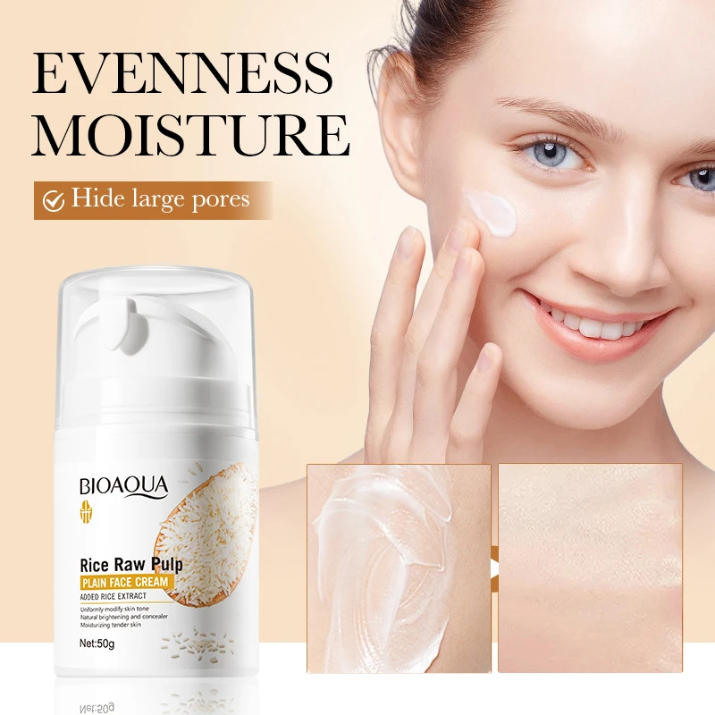 

50g BIOAQUA White Rice Face Mask Stick Blackhead Removal Firming Mud Facial Masks Moisturizing Clay Mask Face Skin Care Products