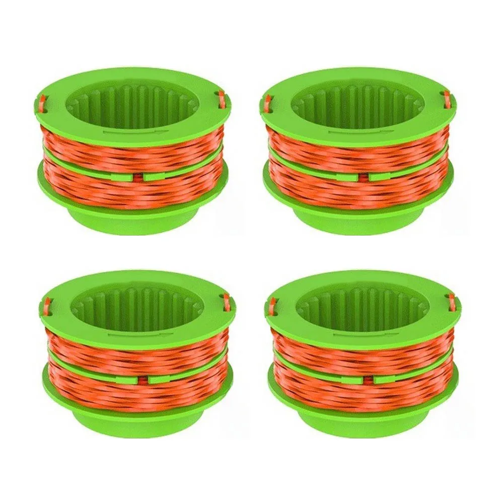 4pcs AS1300 Trimmer Spool Pre-Wound Dual Twist Line 4  For EGO 15-Inch ST1500 ST1500-S String Trimmers Lawn Mower Garden Tools