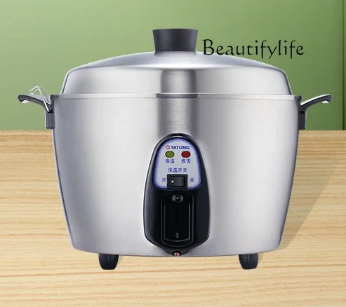 11T Electric Pot Whole Pot Uncoated Stainless Steel Multifunctional Rice Cooker Cooking Brine Stew Pot 4L