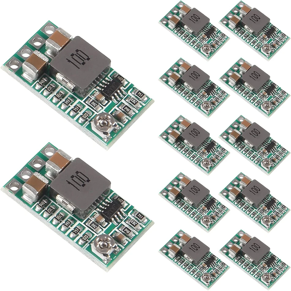 1/12pcs 5V Regulator Module Mini Voltage Reducer Adjustable DC 4.5V - 24V 12V 24V Step Down to 5V 3A Volt Buck Converter