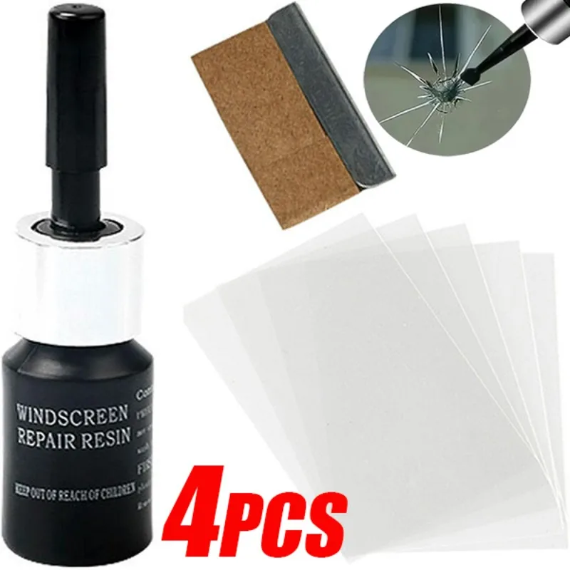 

Car Window Glass Crack Scratches Repair Agent Windscreen Windshield Glass Scratch Repairing Fluid Agent Maintenance Tools