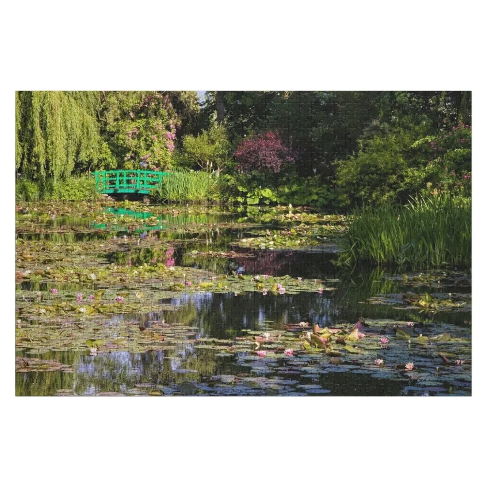 Monet's Pond Jigsaw Puzzle Customized Gifts For Kids Christmas Toys Wooden Name Custom Personalized Puzzle