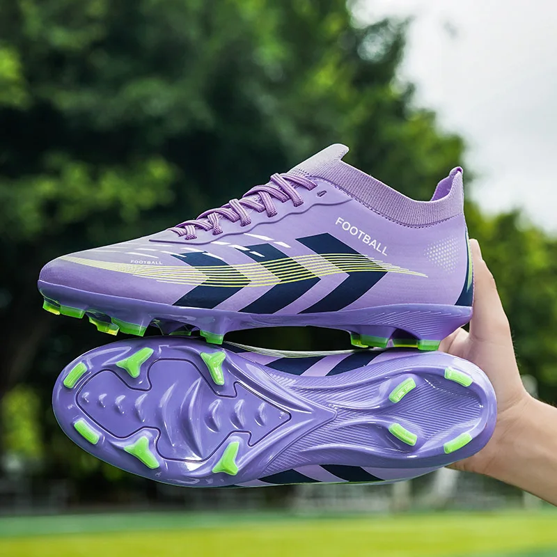 

New Men Football Field Boots Studded Tenis Professional Soccer Shoes Society Indoor Cleats Outdoor Unisex Non Slip Football Shoe